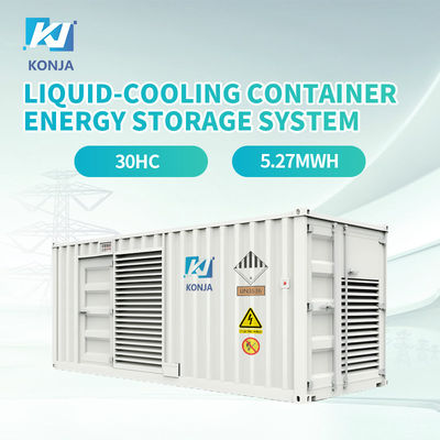 ราคาดี KonJa เครื่องเย็นเหลว 30HC เครื่องเก็บพลังงาน 5.27MWh เครื่องเก็บพลังงาน ออนไลน์