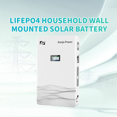ราคาดี KonJa 51.2V 200Ah 10.24kWh แบตเตอรี่เก็บของติดผนังสําหรับครัวเรือน พร้อมรับประกัน 5 ปี ออนไลน์