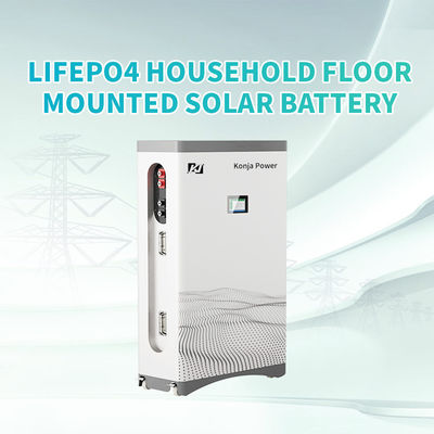 ราคาดี KonJa บ้าน IP50 เกรด A แบตเตอรี่เซลล์ วงจรลึก 51.2v 300Ah 15.36kWh แบตเตอรี่แสงอาทิตย์ติดผนังพร้อมจอ ออนไลน์