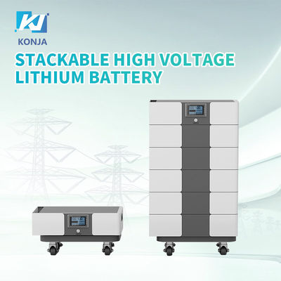 ราคาดี KonJa Power 48V 96V 144V 192V 240V 288V 100Ah Home LifePO4 แบตเตอรี่แสงอาทิตย์ที่สามารถต้อนกันได้ พร้อมกับการควบคุมหน้าจอ ออนไลน์