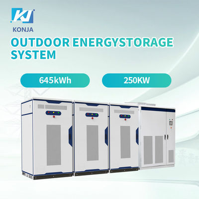 ราคาดี KonJa Grade A Energy Storage Cabinet วงจรลึก 645kWh 250kw แบตเตอรี่กระเป๋าสําหรับระบบแสงอาทิตย์ ออนไลน์