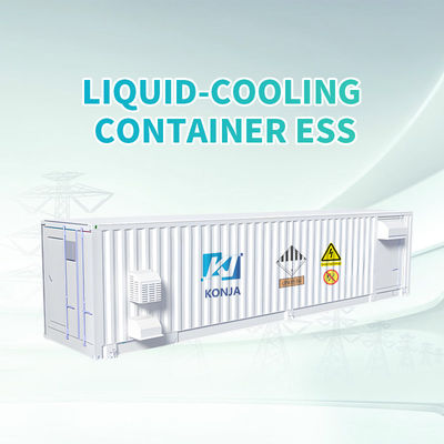 คุณภาพ KonJa เครื่องเย็นเหลว 40HC ระบบเก็บพลังงานถัง 7.53Mwh 1000V ระบบเก็บแบตเตอรี่ถัง โรงงาน