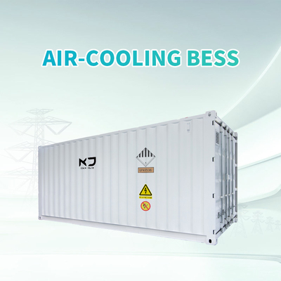 ราคาดี ระบบกักเก็บพลังงานแบตเตอรี่ขนาด 1MWh 20 ฟุต ระบายความร้อนด้วยอากาศ ตู้คอนเทนเนอร์ BESS 400Vac ออนไลน์